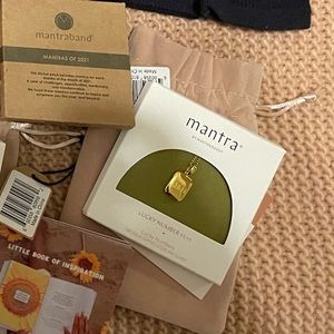 Mantra Band lucky number 11:11 gold dipped necklace